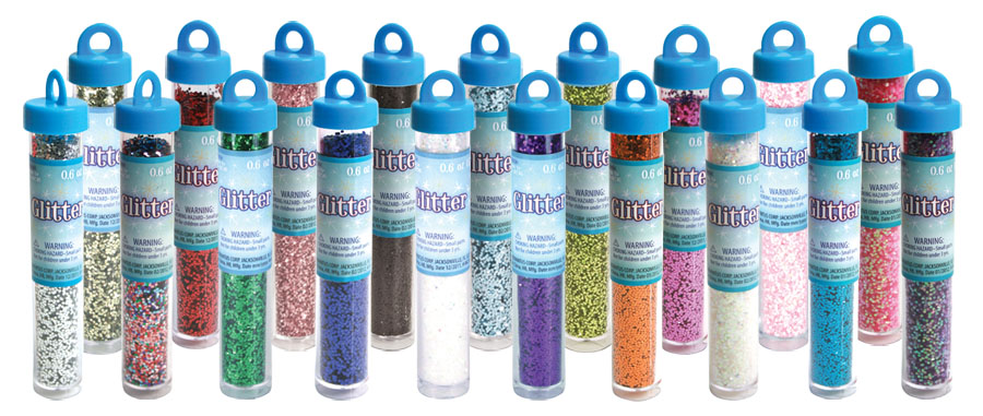 glitter water tubes