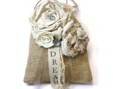 Fabric Rose Dream Bag