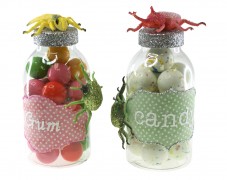 Glittered Candy Jars