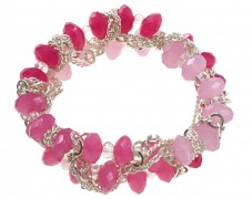 Ombre Pink Stretch Bracelet