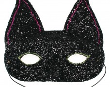 Halloween Glitter Bat Mask