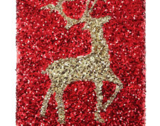 Glittered Reindeer Canvas